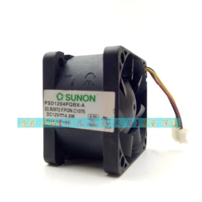 SUNON PSD1204PQBX-A(2)B2972.F.P.GN.C1075 12V 4.9W 4028 4cm 3pin Cooling Fan - Image 1 of 4