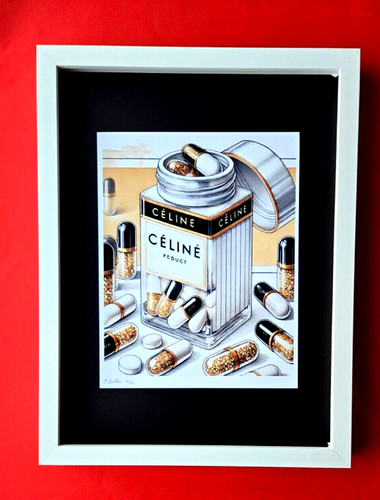 CHIARA BELLINI CELINE COMFORT PILLS Stampa autentica firmata a mano COA