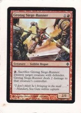 Magic: MTG: Rise of the Eldrazi: Foil: Grotag Siege-Runner