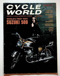 1967 December Cycle World Motorcycle Magazine Suzuki 500 Ossa Motocross