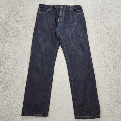 Pantalones de mezclilla Brooks Brothers para hombre 40x34 (35x33) azul 1818 calce ajustado algodón Supima Foto 1 de 4