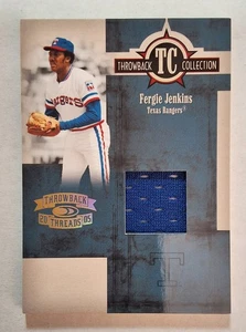 2005 Throwback Threads Throwback Collection Jersey Relic Fergie Jenkins 05/25 - Picture 1 of 2