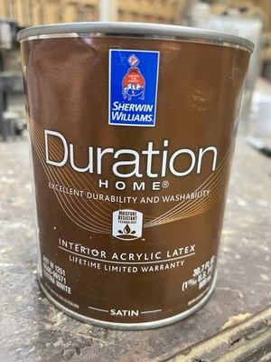 Pintura interior látex satinada/tostado claro Sherwin Williams Duración 1 cuarto de galón Foto 1 de 2