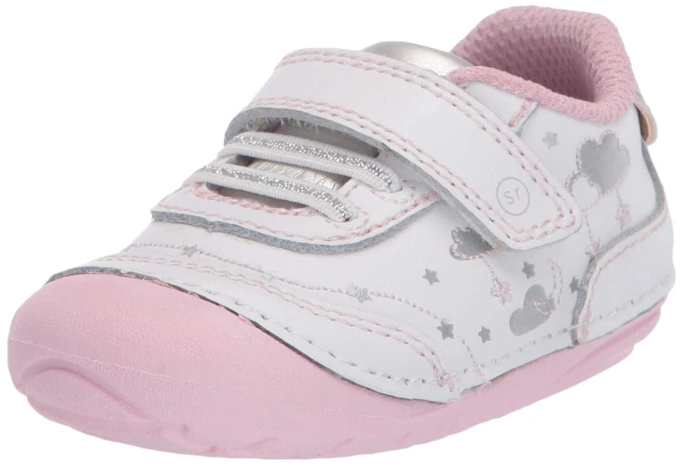 Girl's SM Adalyn Shoe, White/Silver, 5 M US Big Kid - Image 1 of 1