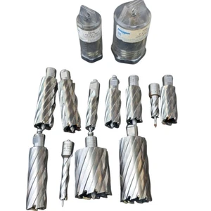 Hougen Rotabroach Annular Cutter Lot 14pc Various Sizes 12,000 Series USA - Picture 1 of 8