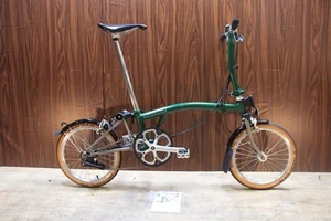 Brompton S2L-X Titanium Model 16 Inch Folding Mini Velo Bike 1x2 Speed 2015 - Picture 1 of 24