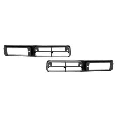 Set of 2 Black Front Fog Light Cover Trim Set For Nissan Pickup 1995 1996 1997 - Изображение 1 из 4