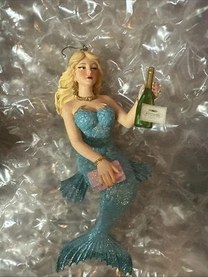 December Diamonds Gorgeous Blonde Mermaid Ornament - Image 1 of 4