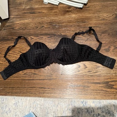 Sujetador convertible Marie Jo Avero negro sin tirantes con aros nuevo sin etiquetas 36D Foto 1 de 4