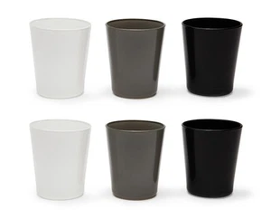 Portofino Set 6 Bicchieri, Bianco/Nero/Grigio, 30 Cl., Vetro Soffiato - Foto 1 di 2