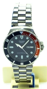 RARE VINTAGE PULSAR Gents Divers WATCH Y148-8110 Japan May 1988 - Used - Picture 1 of 8