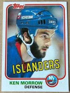 Tarjeta Ken Morrow 1981-82 Topps #91 casi nueva-como nueva - Imagen 1 de 2