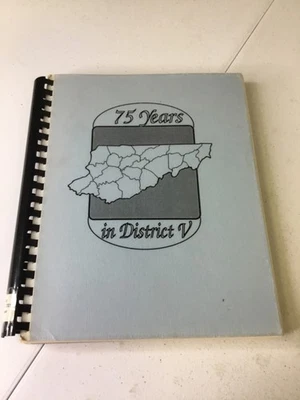 Agricultural Extension Service of District 5. TN. PB, Spiral Bound, X-Library - Image 1 of 4