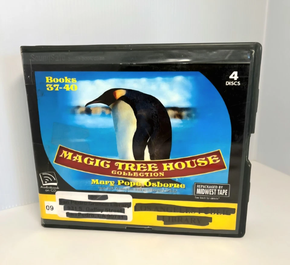 2009 Magic Tree House Audiobook CD CDs Collection Books 37-40 Mary Pope Osborne  - Image 1 of 4