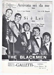 Spartito THE BLACKMEN Arrivata sei da me - Si e' lei ORCHESTRA 1966 Leo Ceroni - Imagen 1 de 1