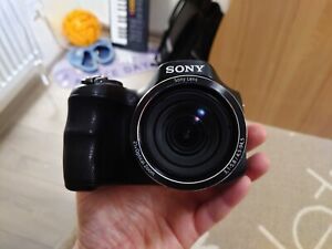 Sony Cyber-shot DSC-H100 16,1-MP-Digitalkamera – schwarz voll funktionsfähig, gute Form