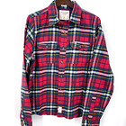 Abercrombie And Fitch Shirt Mens Xl Multicolor Muscle Fit Flannel Plaid Grunge