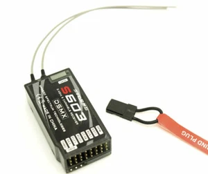 Receptor JR compatible con espectro S603 DSMX y DSM2 2,4 GHz - Imagen 1 de 5