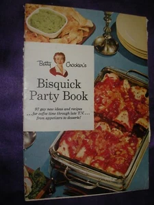 Vintage Betty Crocker's Bisquick Party Book CookBook Recipe Booklet 1957 GM  - Picture 1 of 5