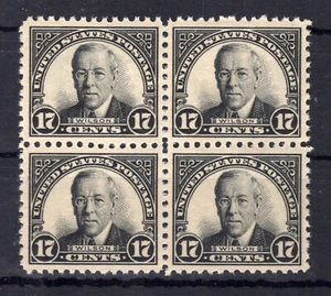 US Stamps 623 MNH XF Block, Perf 11, Flat Plate, Crisp ZAYIX 1024M0238 - Picture 1 of 2