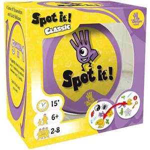 Spot-It Classic Party Game Box Set 6+ 2-8 Players SP411 15 mins NIB Sealed - Picture 1 of 5