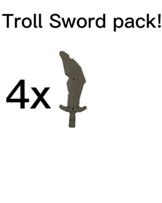 Lego Esqueleto/Troll PACK ESPADA PLATA Foto 1 de 2