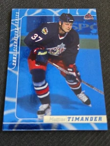 2000-01 BAP SIGNATURE SERIES MATTIAS TIMAND SAPPHIRE BLUE #117 #ed 53/100 - Picture 1 of 2