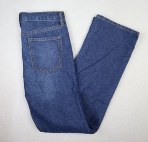 OLD NAVY - BOYS MEDIUM WASH STRAIGHT LEG JEANS - BUILT-IN TOUGH - SIZE 14 - NEW - Picture 1 of 10