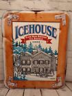Miller Icehouse Beer Sign Tin Metal Plank Road Brewery