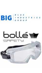 Bolle Gafas de Seguridad Gafas Marco Sellado Antiniebla Antiarañazos - GRANDES - Imagen 1 de 2