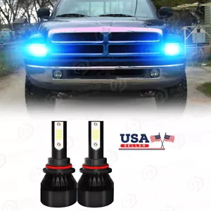 2x 8000K 9004 LED Headlight for Dodge RAM 1500 2500 3500 1994-2001 High Low Beam - Picture 1 of 8