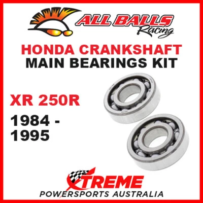 Rodamientos principales del cigüeñal All Balls 24-1033 Honda XR250R XR 250R 1984-1995 Foto 1 de 2
