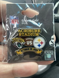 Pittsburgh Steelers Jacksonville Jaguars Game Day Pin 10/29/23 Acrisure Heinz - Picture 1 of 1