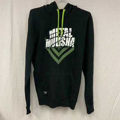 Metal Mulisha White Shadow Pullover Hoodie Black/Green Mens Large L WAS $56.00 - Image 1 of 2