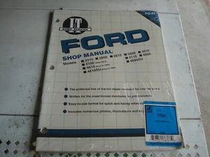FORD 2310 4110 4600SU TRAKTOR WERKSTATTHANDBUCH SERVICE REPARATURBUCH I&T WERKSTATTSERVICE - Bild 1 von 2