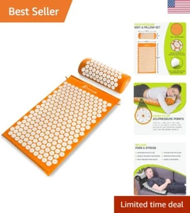 Vielseitiges Akupressur Therapie Set - Matte & Kissen zur Ganzkörperentspannung, grau - Bild 1 von 8