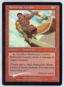 1x Barbarian Lunatic *Foil* - Odyssey - Near Mint - Imagen 1 de 1