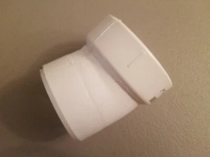 Charlotte Pipe  Schedule 30  2 in. Hub   x 2 in. Dia. Spigot  PVC  Elbow (P3) - Picture 1 of 2