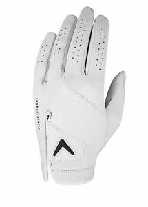 NEW! 5X Callaway Tour Authentic Men's Golf Glove White Size REG LH-Small 5 Packs