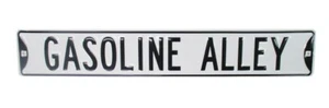 Gasoline Alley Metal Street Sign  Collector Sign Brickyard Indianapolis 500 - Picture 1 of 1