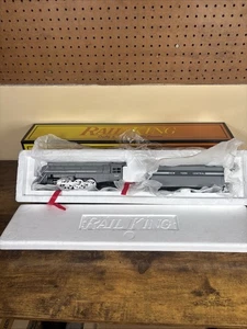 MTH RK-1113LP NYC Dreyfuss Hudson 4-6-4 Steam Locomotive O Gauge Rail King - Picture 1 of 8
