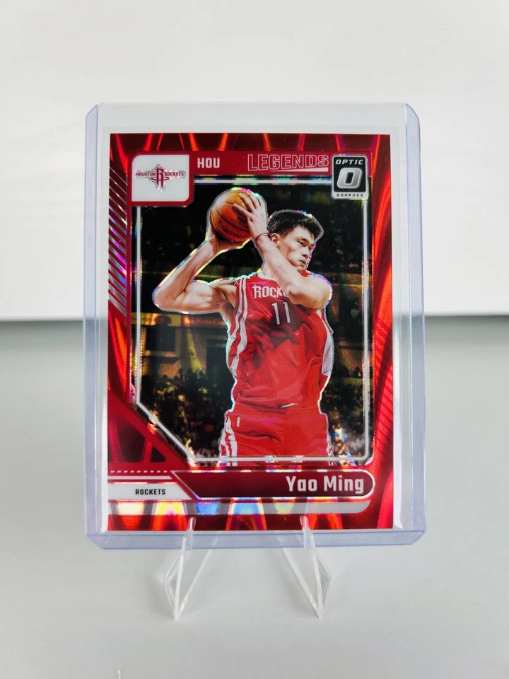 2024-25 Donruss Optic Yao Ming Red Seismic /149 - Rockets Legend SSP Holo Gem 🔥 - Image 1 of 1