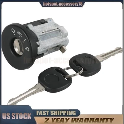 Ajuste 2004-2008 PONTIAC GRAND PRIX CILINDRO DE BLOQUEO DE ENCENDIDO CON 2 LLAVES 19207987 Foto 1 de 4