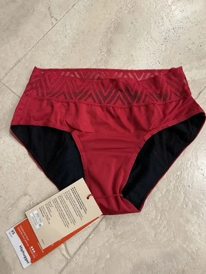 Thinx period panties XS Spicy Red hiphugger - Image 1 of 2