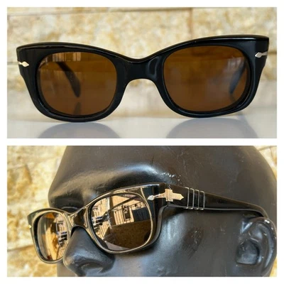 6201 Vintage Persol Ratti Sunglasses Meflecto 1960's Large Size 51mm Italy Made - Image 1 of 4
