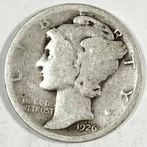 1926 D Mercury Silver Dime ☆☆ Circulated ☆☆ Great For Sets 321 - Picture 1 of 2