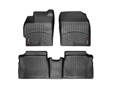 Forro de piso WeatherTech para Toyota Prius 2010-2011 - primera y segunda fila, negro Foto 1 de 4