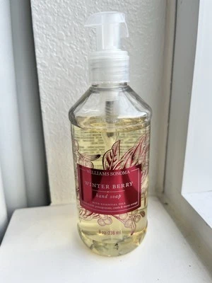 NEW Williams Sonoma 8 Oz Winter Berry  Hand Soap With Essential Oils  - Image 1 of 4
