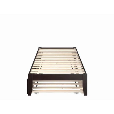 Colorado Twin XL Bed with Twin XL Trundle in Espresso Black N/A - Image 1 of 4