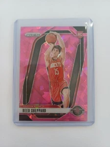2024-25 Prizm Reed Sheppard Rc Pink Ice Rockets #268 Rookie - Bild 1 von 6